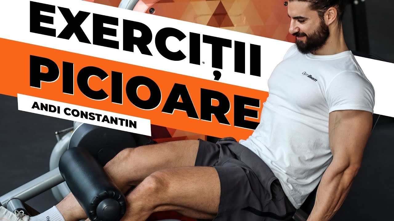 Exerciții pentru picioare l Andi Constantin l GymBeam
