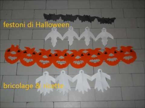 Festoni facili di halloween youtube Come creare festoni di carta