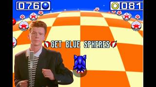 Rick Astley: Blue Spheres (Animated Music Performance Video)