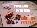 Come fare un'antina per mobile usando il set di frese CMT. FAI DA TE