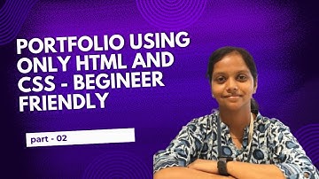 🔥 Build a Simple Portfolio Website with HTML & CSS (Part 2) | Beginner Tutorial