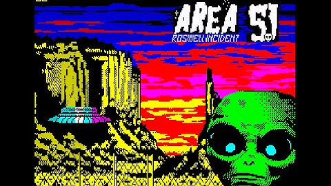 AREA 51 - ROSWELL INCIDENT (2023) ZX Spectrum
