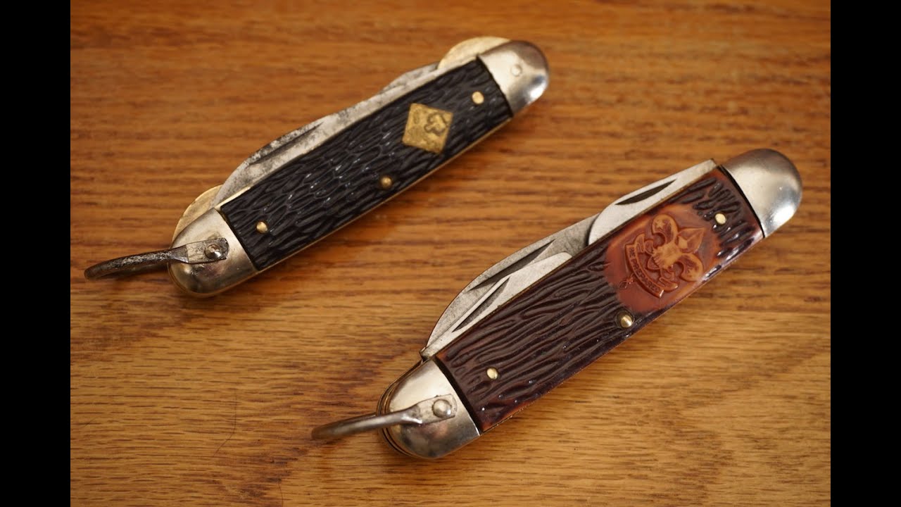 Vintage Knives Collection 3 Boy Scout & Cub Scout Knives YouTube