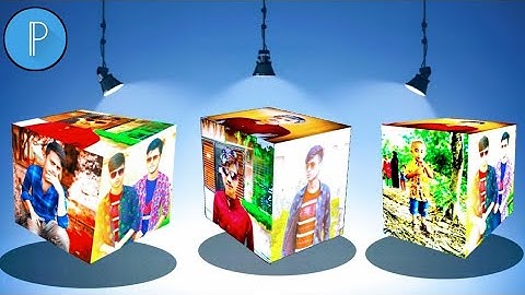 [3D CUBE]How To Make 3D Cube In PixelLab ||2021 PixelLab Tutorial