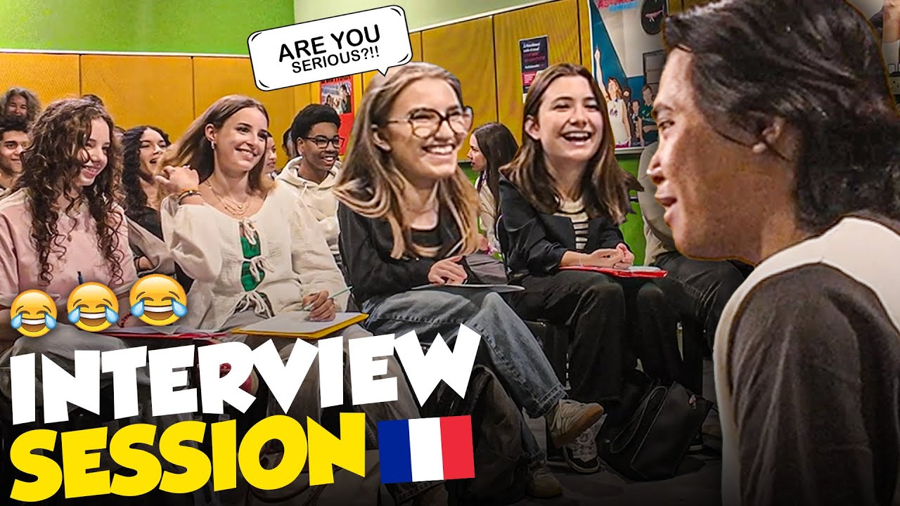 PERTANYAAN BULE PERANCIS KE ADI KERANG MAKIN SERU !! 😂😂😂