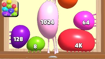 🌈 Blob merge 3d (jelly 2048) New record balls Gameplay part #2