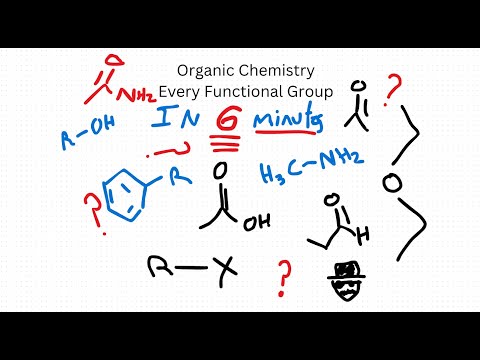 Organic Chemistry Every Functional Group in 6 minutes