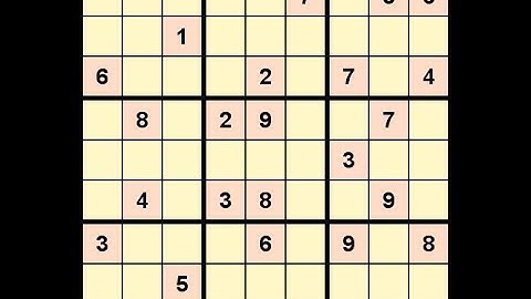 How to solve Guardian Hard 3960 self solving sudoku - XWing v1
