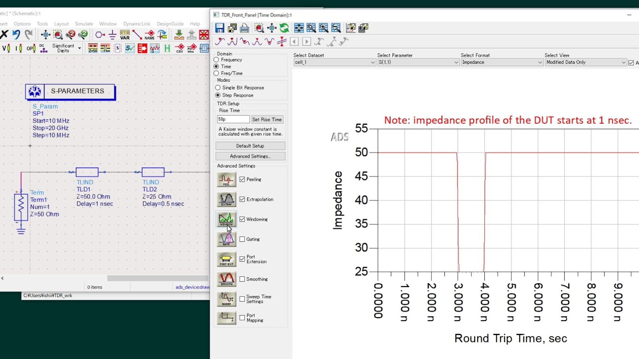 ADS: 1-10] TDR Impedance (Part 2) TDRインピーダンス解析 - YouTube