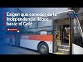 Exigen que corredor Independencia llegue hasta el Café
