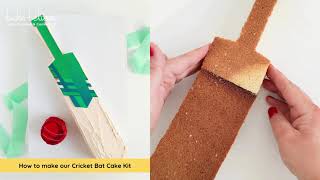 How To Make Our Cricket Bat Cake Kit