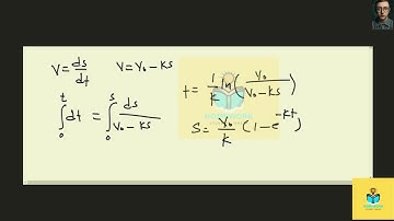 [Engineering] The velocity of a particle traveling along a straight line is   where   is constant. I