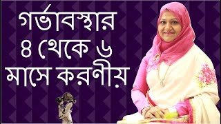 গর্ভাবস্থায় ৪র্থ থেকে ৬ষ্ঠ মাসে করণীয় | Pregnancy tips for 2nd Trimester | Dr Farzana Sharmin screenshot 1