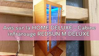 Avis sur la HOME DELUXE - Cabine infrarouge REDSUN M DELUXE - 120 x 105 x 190 cm - pour 2 personnes, Avis sur la HOME DELUXE - Cabine infrarouge REDSUN M DELUXE - 120 x 105 x 190 cm - pour 2 personnes,