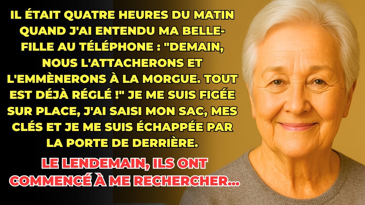 HISTOIRE VRAIE: Je me suis enfui à minuit après avoir entendu le plan de ma belle-fille pour me tuer