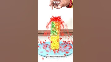 Sparkle Beads Nice Jump #reverse #shorts #satisfying #entertaining #fun #beads #short #asmr #funny