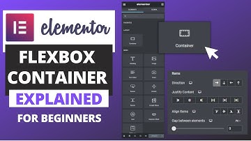 How To Use Elementor Flexbox Container | Elementor Container Tutorial For Beginners.