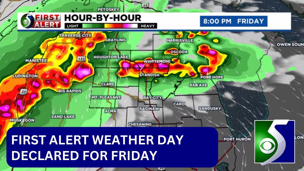 First Alert: Friday Morning Forecast, July 28th - YouTube