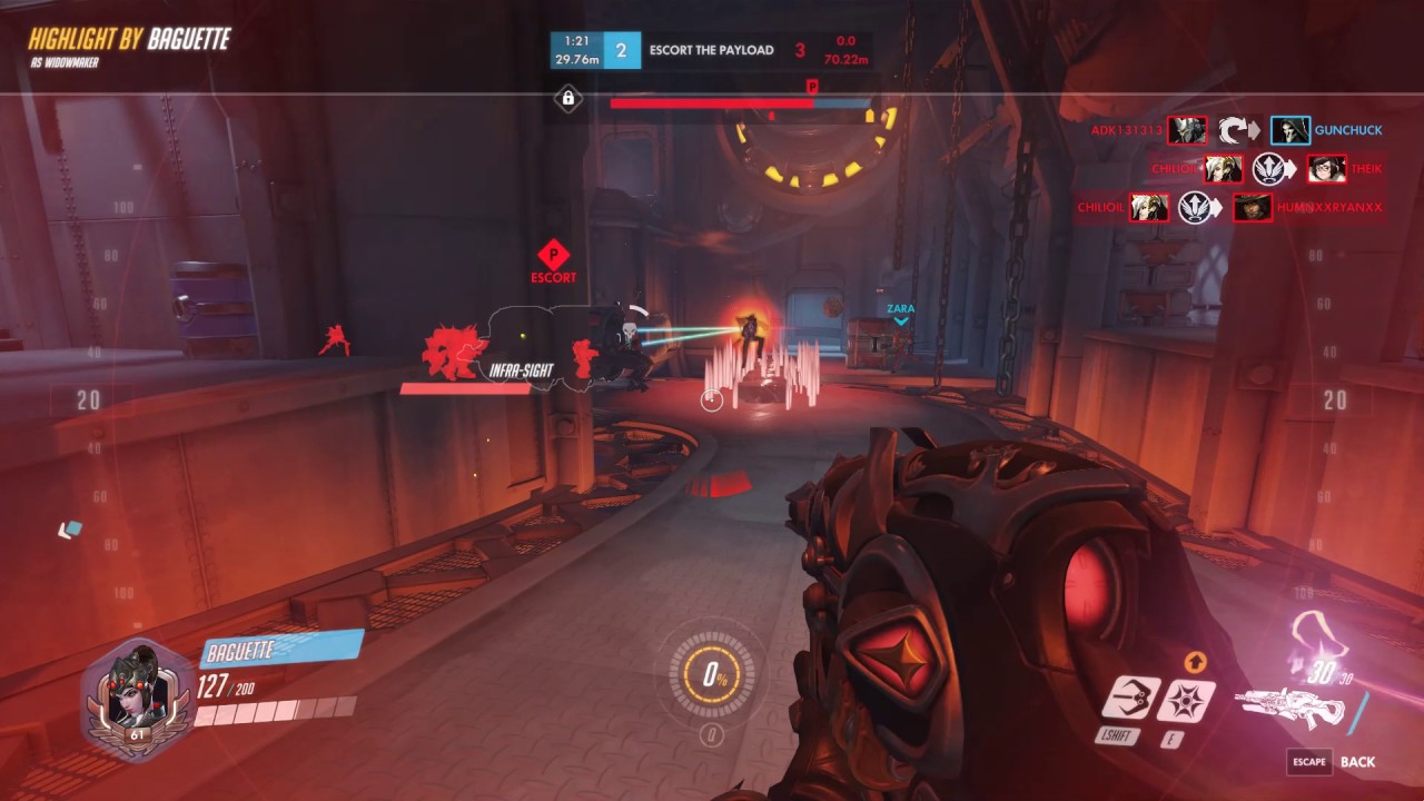 It's nighttime... - Overwatch Widowmaker shuts down McCree's ultimate