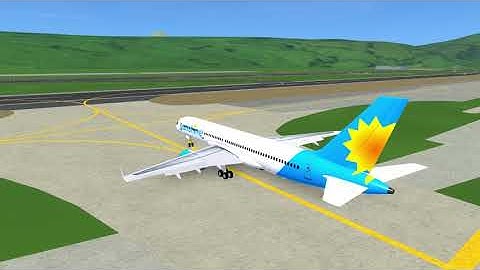 Repainting a Boeing 757-200 in Acceleration Flight Simulator