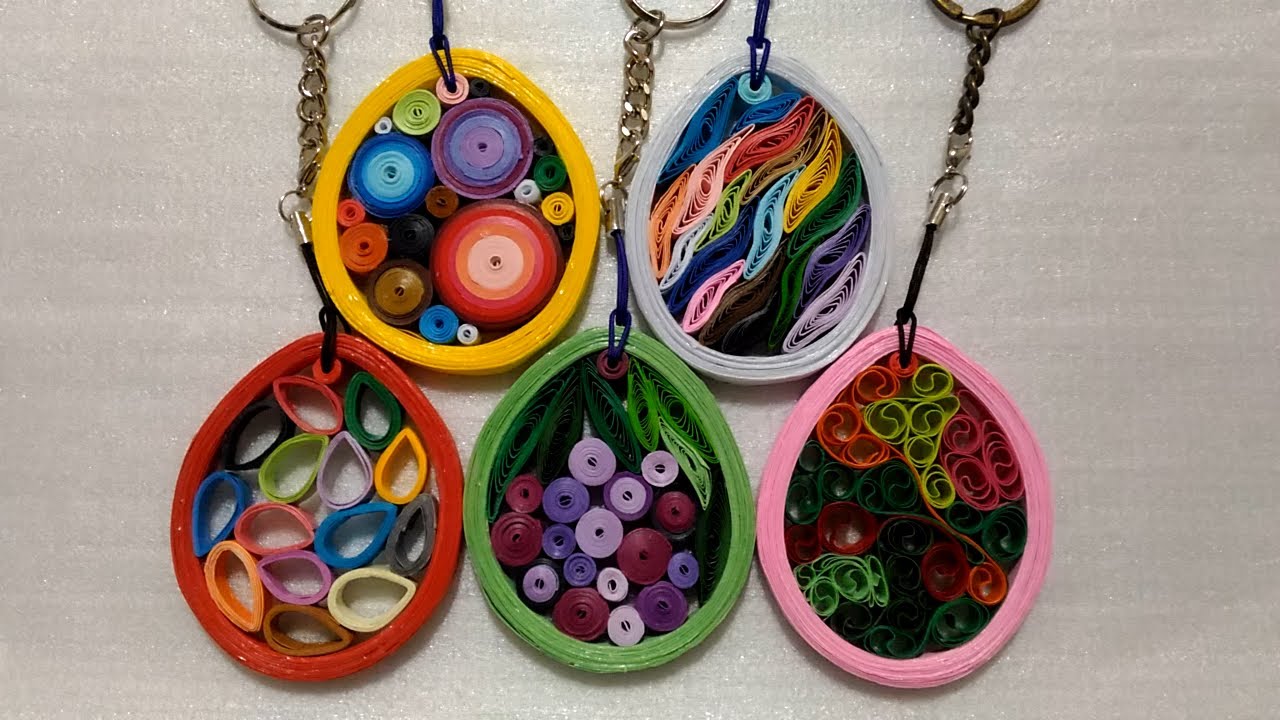 DIY_琴趣手工藝_復活彩蛋(衍紙藝術),捲紙工藝,基督教復活節蛋型吊飾, DIY handycraft, Easter Eggs(Quilling-Paper Roll Arts)