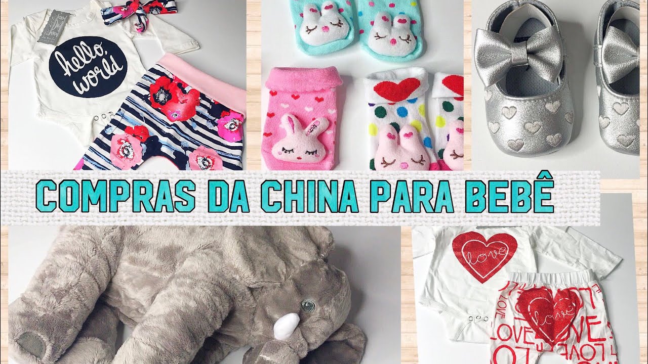Compras da China para Bebê AliExpress - YouTube