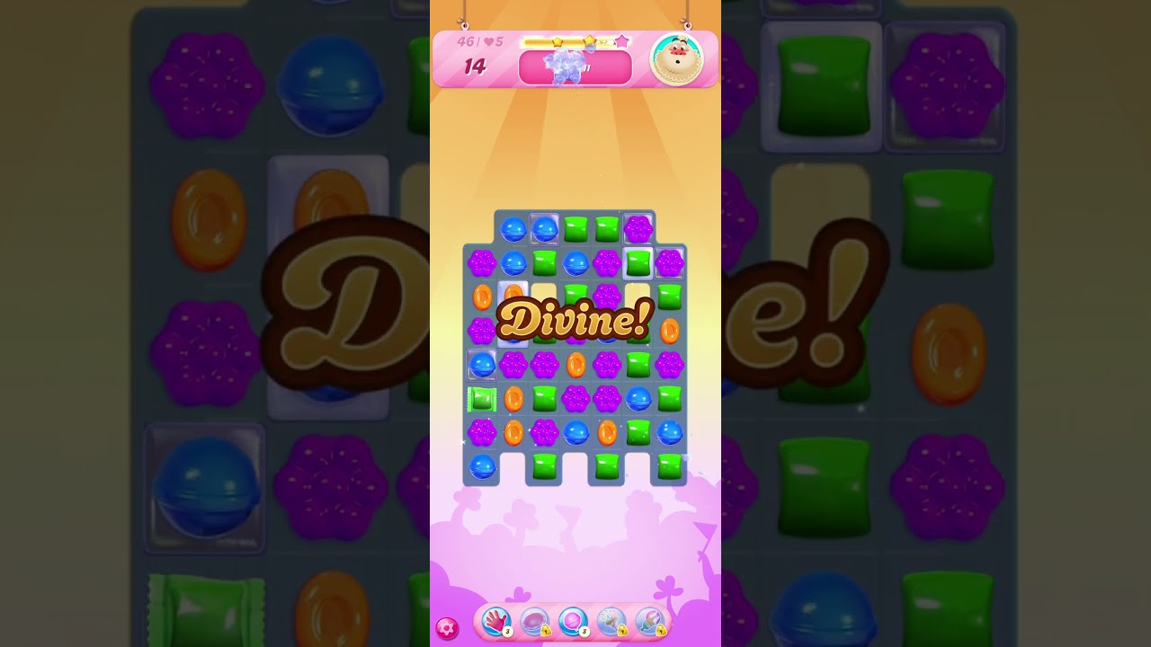 Candy crush 😻 level 46 | Candy crush game challenge | 