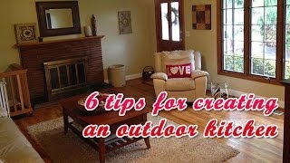 6 tips for creating an outdoor kitchen