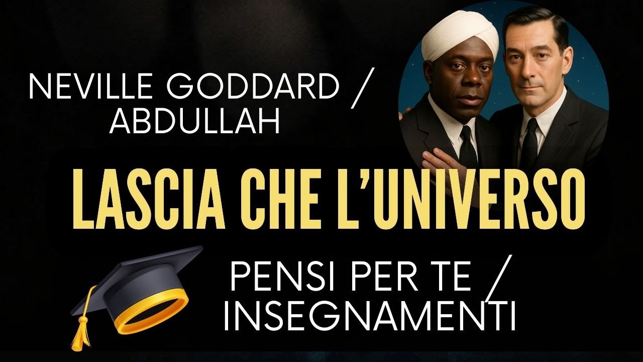 LASCIA CHE L’UNIVERSO PENSI PER TE - NEVILLE GODDARD  | INSEGNAMENTI