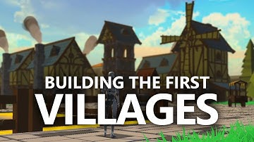 Creating BUILDINGS for my VILLAGE - Indie game devlog #12