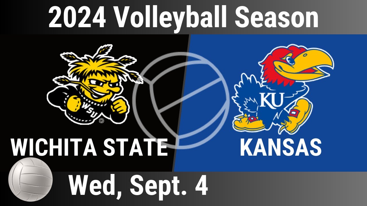 2024 Sep 4 - Volleyball -Kansas vs Wichita State - 2024 College Volleyball Season  20240904
