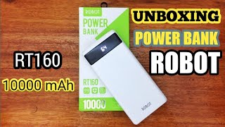 UNBOXING Powerbank ROBOT RT160 - 10000 mAh