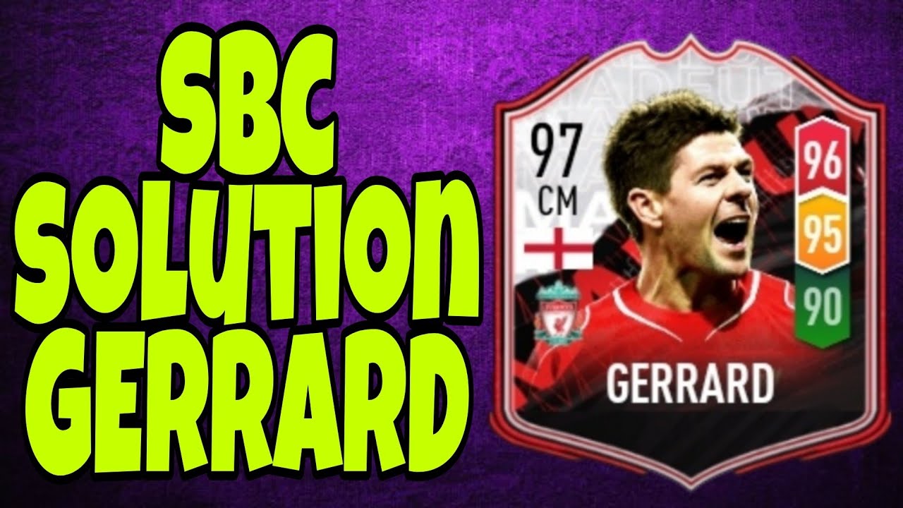 SBC SOLUTION GERRARD 97 / MAD FUT 21