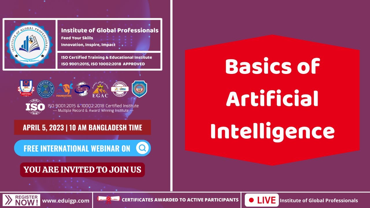 Basics of Artificial Intelligence - YouTube