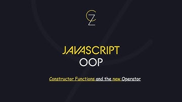 Constructor Functions and the new Operator -OOP -كود زيتا - codeZetta