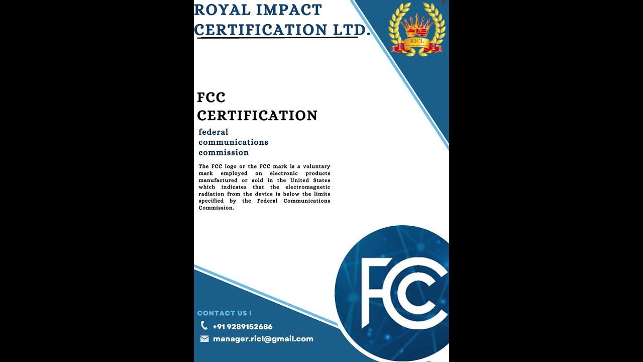 FCC certification | Federal Communications Commission 
