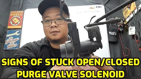 SIGNS OF A STUCK OPEN AND STUCK CLOSED PURGE VALVE SOLENOID P0443 P0444 P0445 P0442
