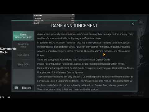 Titans Patch Notes and I have some choices to make... Eve Echoes