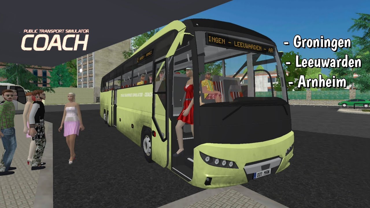 Groningen - Leeuwarden - Arnheim | Public Transport Simulator-Coach v1.5