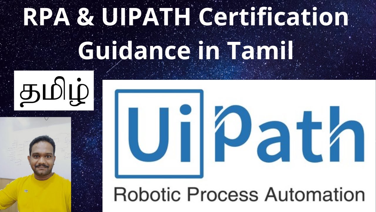 RPA & UIPATH Certification Guidance in Tamil - YouTube