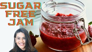 sugar free jam with 3 ingredients | sugar free jam recipes for diabetics | Keto & Vegan