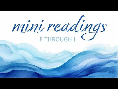 Mini Readings E-L (continued)