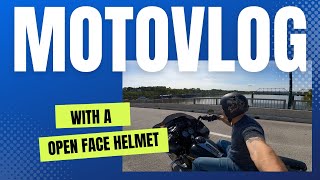 Can You Motovlog with a Open Face Helmet?! #harleydavidson #harleydavidsonmotorcycles #roadglide