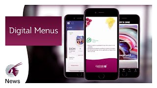 Digital Menus | Qatar Airways