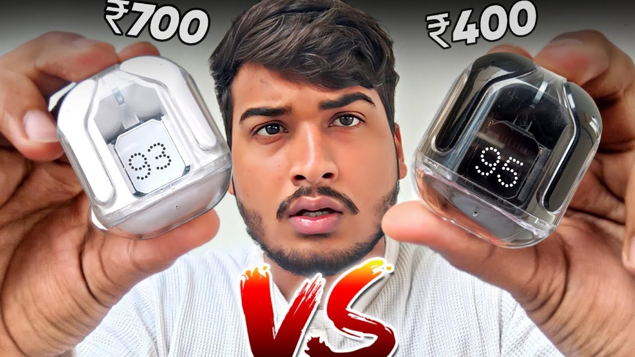 Ultrapods VS T12 Max: Reality 😱| Transparent TWS Comparison 🔥