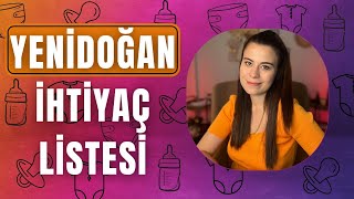 Yenidoğan Bebek Alışveriş Listesi