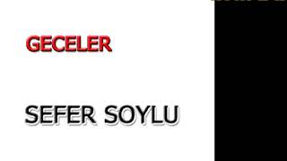 Sefer Soylu Geceler