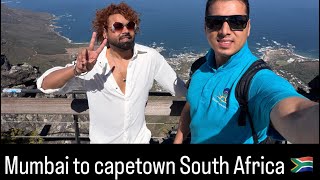 Mumbai to Cape-town South Africa #nawabsahil #southafrica #capetown 