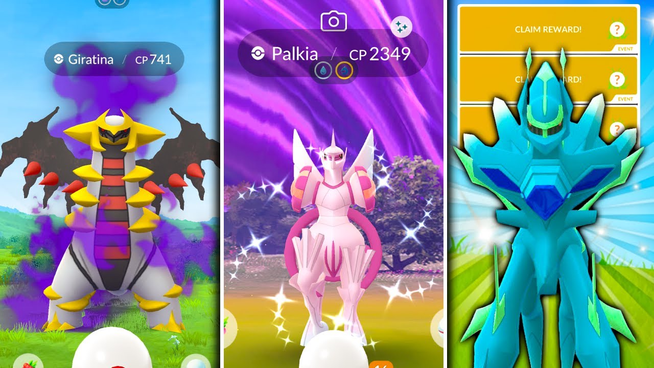 FREE SHINY PALKIA & DIALGA RESEARCH OUT NOW IN POKEMON GO! How to Catch Shadow Giratina
