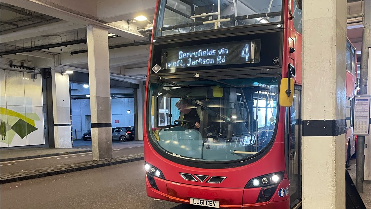 LOUD!! Redline VDL DB300 Wright Gemini 2 51094 LJ61 CEV on Route 4